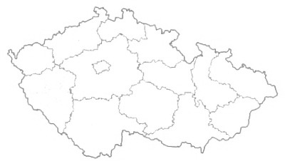 Mapa krajů ČR na rozkliknutí