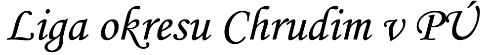 Logo Liga okresu Chrudim v PU